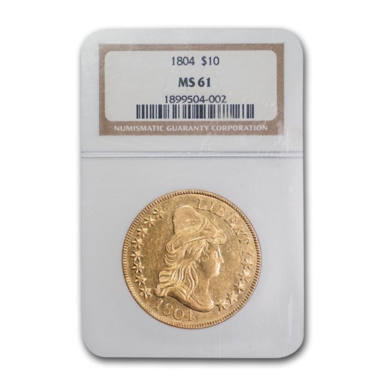 1804 $10 Turban Head Gold Eagle MS-61 NGC 1804 $10 Turban Head Gold Eagle MS-61 NGC